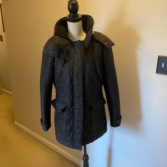 burberry brit quilted short jacket
